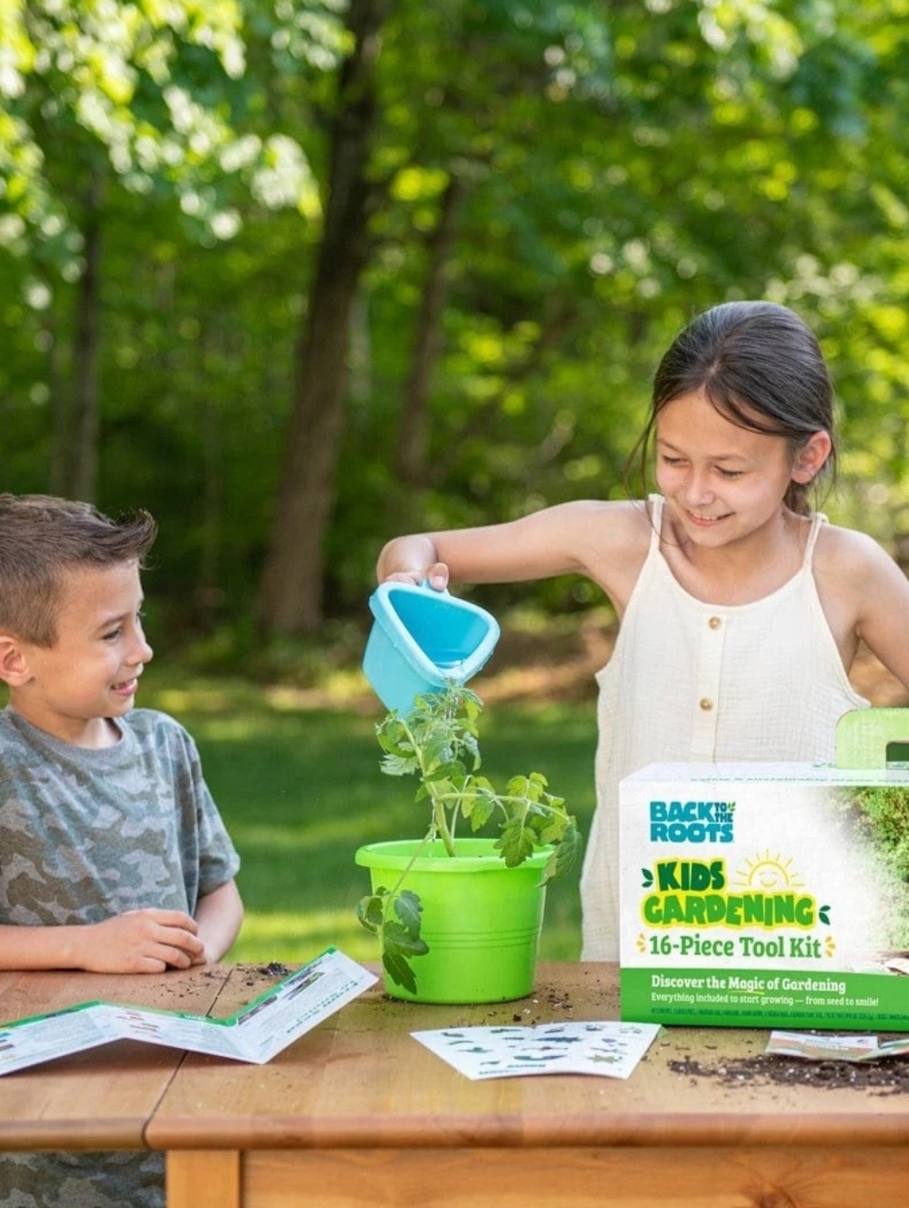 Kids Gardening 16 Piece Tool Kit